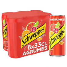 Schweppes Citrus Tonic Water   6 x 330 ml