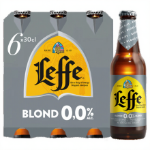 Leffe Blonde Alcoholvrije Belgische Abdijbier   6 x 300 ml