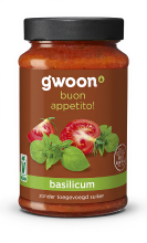 G'woon Basilicum Pasta Saus   490 g