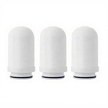 Ochama×J.ZAO 3 stuks   Wasbare waterfilterpatronen voor de keuken, 3 filterelementen 【Alleen 3 filterpatronen (geen hoofdeenheid)】