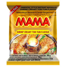 MAMA instant noedels garnalen romig Tom Yum 90 g