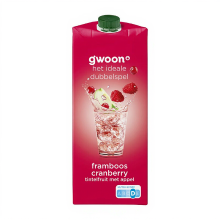G'woon Framboos Cranberry Smaak Water   1.5 L