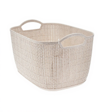 Opslagoplossingen plastic opbergmand   35 x 24 x 21,5 cm, beige