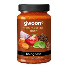 G'woon Pasta Saus Bolognese   480 g