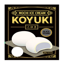 Koyuki mochi ijs zwarte sesamsmaak   180 g