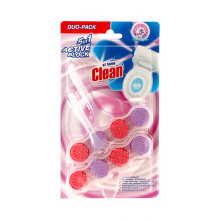 At Home Clean Toiletblok   5 in 1 Lavendel 2 x 45 gr