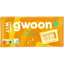 G'woon Tablet Crispy White Chocolate   200 g