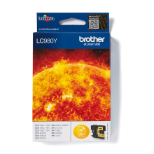 Brother LC980Y inktcartridge 1 stuk origineel geel