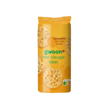 G'woon rijstwafels kaas   12 stuks