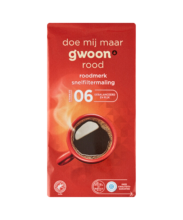 G'woon roodmerk filterkoffie   500 g