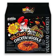 Paldo vulkaan pittige kipnoedels 140 g (4 pack)