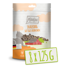 MjAMjAM snackzak   sappige kip 125 g x 8