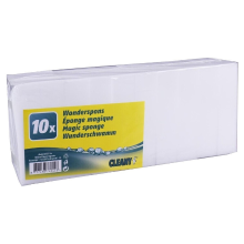 Cleany Wondersponzen Set van 10 Melamine (110 x 64 x 28 mm)