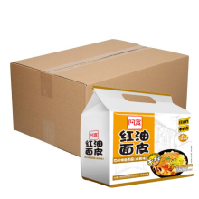 Bai Jia Akuan Red Oil noedels and sesam Sauce smaak 4 pakken Case 12x460g