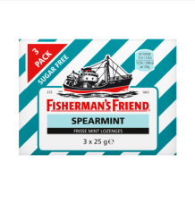 Fisherman S Friend Fisherman's Friend groene munt pastilles   75 g