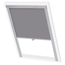 VidaXL rolgordijn verduisterend grijs   104 cm
