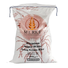 ML Rice ML Premium Super White Langkorrelrijst 20 kg/zak