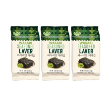Delief wasabi gekruid zeewier 4,5 g x 3 stuks wasabi