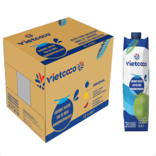 Vietcoco kokoswater   12 x 1 l
