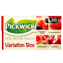 Pickwick rode vruchtenthee assortimentsdoos 20 stuks 30 g