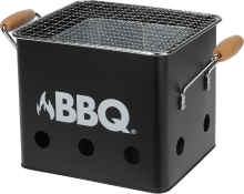 BBQ Cube Houtskool Barbecue   Matt Zwart, 18 x 15 x 15 cm