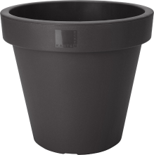 Leen Bakker Nampook Bloempot e&k Rond 50 Serie   50 cm, Antraciet