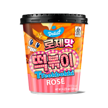Delief Koreaanse tteokbokki beker rosé   120 g