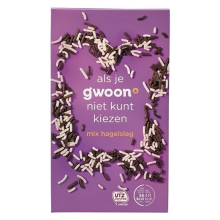 G'woon Melkchocoladehagelslag met Smiley's   600 g