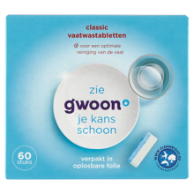 G'woon Classic vaatwastabletten 60 stuks