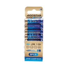 Aigostar Alkalinebatterij LR6 (AA) 1,5 V 8 stuks