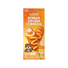Rengi hotdogs met kip en maïs in Koreaanse stijl 240 g (3 x 80 g)