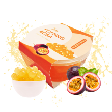JENI knappende bobaparels met passievruchtsmaak   1 x 490 g nieuw binnen