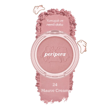Peripera Pure Blushed Sunshine blush (Tteok recept) 024 Mauve Crème