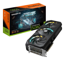 GIGABYTE GeForce RTX 5080 Gaming OC grafische kaart   16 GB GDDR7, 256 bit, PCI E 5,0, 2730 MHz kernkloksnelheid, 3 x DisplayPort, 1 x HDMI, GV N5080GAMING OC 16GD