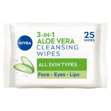 NIVEA gezicht   reinigingsdoekjes bio aloe vera 25 doekjes