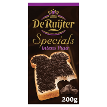 De Ruijter Intens Puur Chocoladehagelslag   200 g