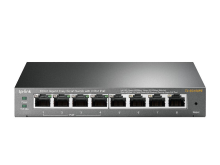 TP Link TL SG108PE 8 poorts gigabit easy smart switch met 4 PoE poorten, zwart