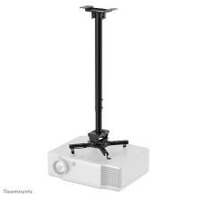 Neomounts CL25 550BL1 Beamer plafondbeugel   h 74,5 114,5 cm   Easy Install   full motion