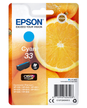 Epson Oranges Claria Premium inkt, cyaan, enkelverpakking 33