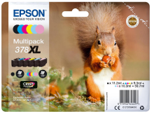Epson Squirrel 378XL Claria Photo HD 6 kleuren multipack inktcartridge