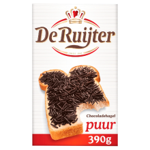 De Ruijter Chocoladehagelslag Puur   390 g