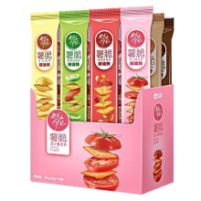 Chacha Krokante niet gebakken chips (6 smaken) 612g