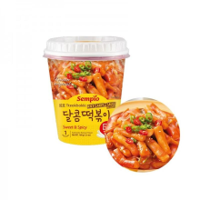 Sempio instant tteokbokki rijstcakes zoet & pittig 160 g