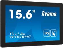 Iiyama ProLite TF1615MC B1 computermonitor 39,6 cm 1920 x 1080 pixels Full HD touchscreen zwart
