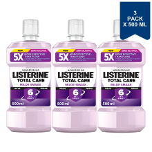 Listerine Mondwater   Extra Mild 500 ml (3 Pack)