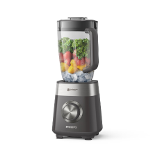 Philips Blender HR3020/20   Krachtige motor van 1000 watt – Veelzijdig gebruik   Vaatwasserbestendig   1,5 liter mengkan