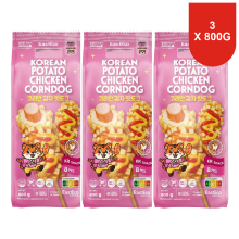 Rengi's Koreaanse Kip Corndog Aardappel (8x100 g) x 3