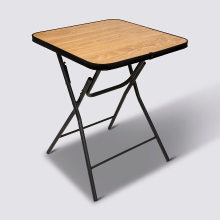 5Five Vouwtafel   MDF Bovenkant, Stalen Poten, 60 x 60 cm