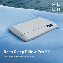 XLLX Zelfde ontwerp als Atour Planet, Ergonomisch neksteunkussen, Deep Sleep Pro 2.0 Stijl, Cervicaal kussen voor nek  en schouderpijn, Comfortabel slaapkussen voor alle slaapposities, Blauw, 8 cm hoogte