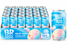 Baskin Robbins suikerspin wonderland melkachtige frisdrank 24 x 350 ml